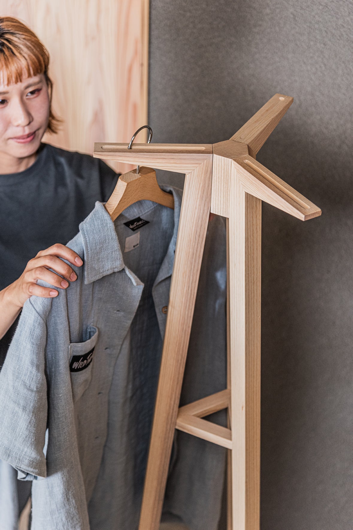 MITSUKI COAT RACK -檳榔子黒(BLACK)-