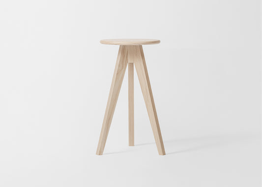 MITSUKI KITCHEN STOOL -WHITE ASH-