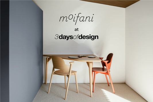大川発の家具ブランド「moifani」が北欧最大級のデザインイベント「3daysofdesign2026」で都市型ダイニングスペースを新提案